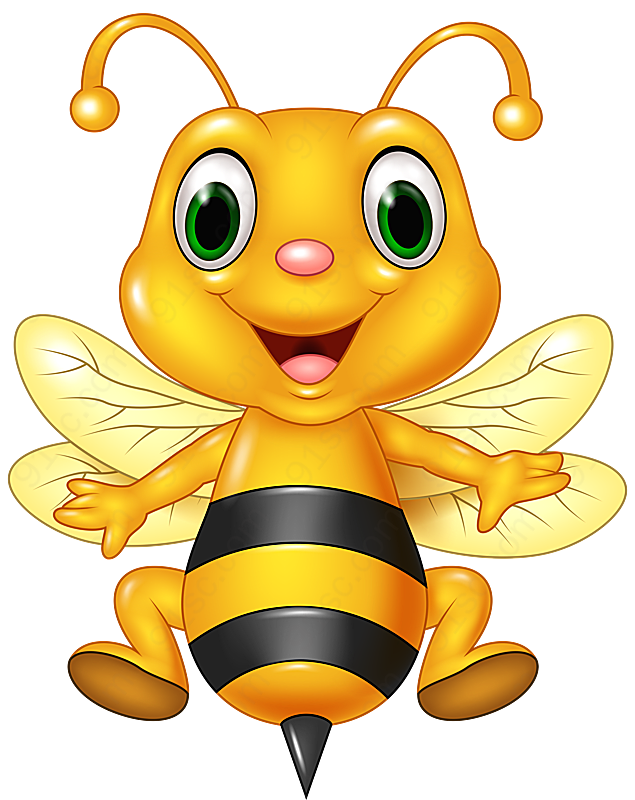 可爱的小蜜蜂免抠元素动物