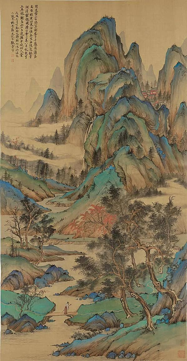 青山如是——杨青辞中国画作品展复古中国风