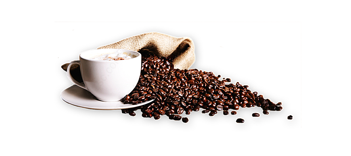 咖啡豆咖啡热饮png元素生物静物