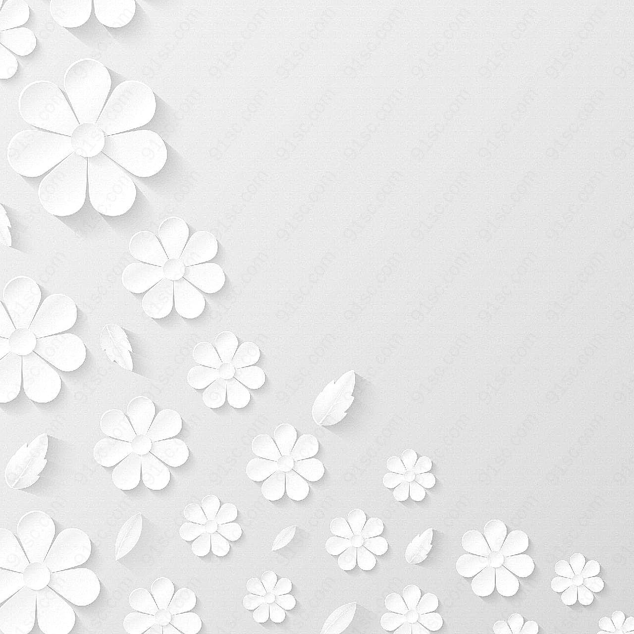花纸的背景白鲜花纸装饰图案
