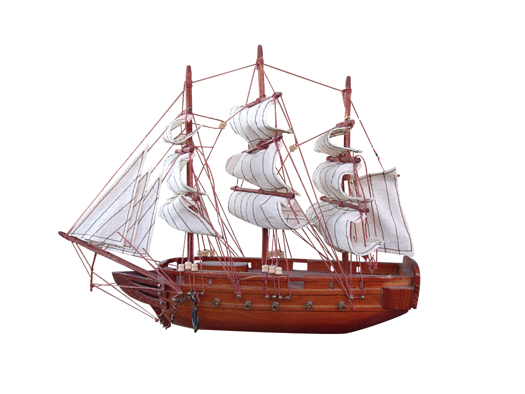 古帆船战舰模型图片png元素