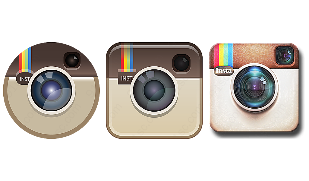 instagram标志免抠png透明素材图标元素