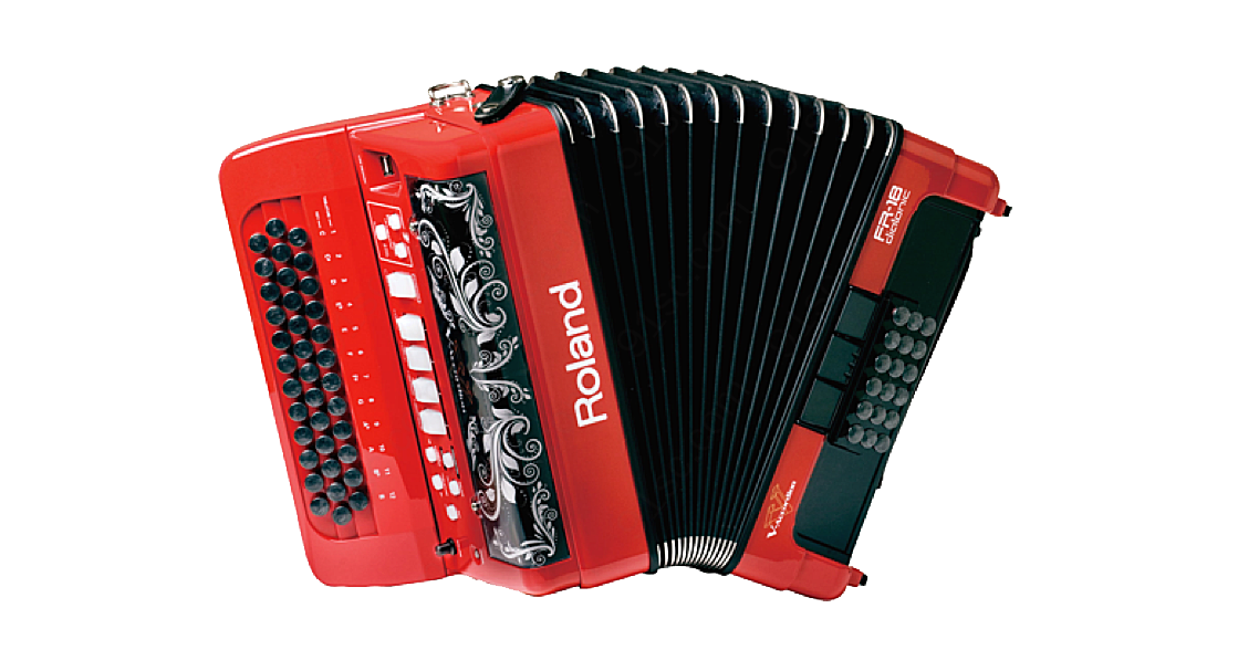 红色手风琴png元素产品设计