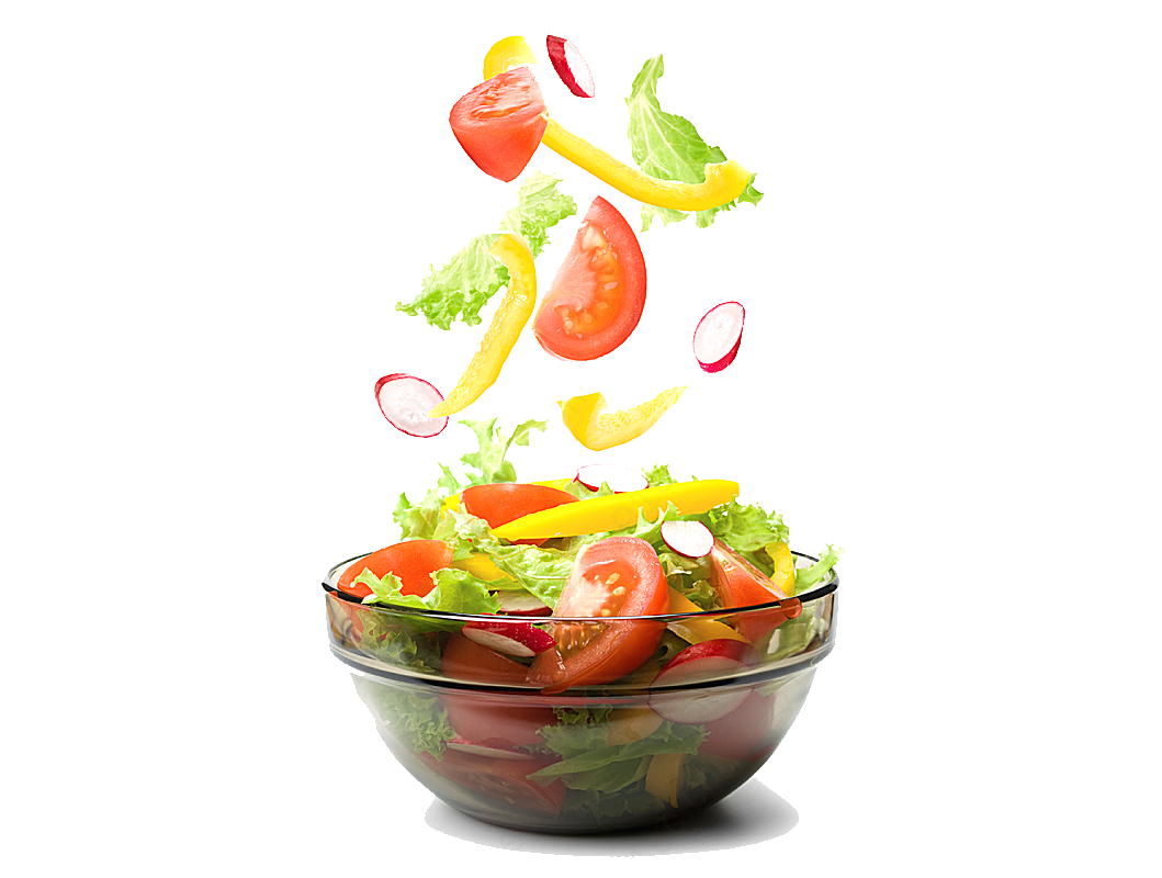 西餐蔬菜沙拉png元素生物静物