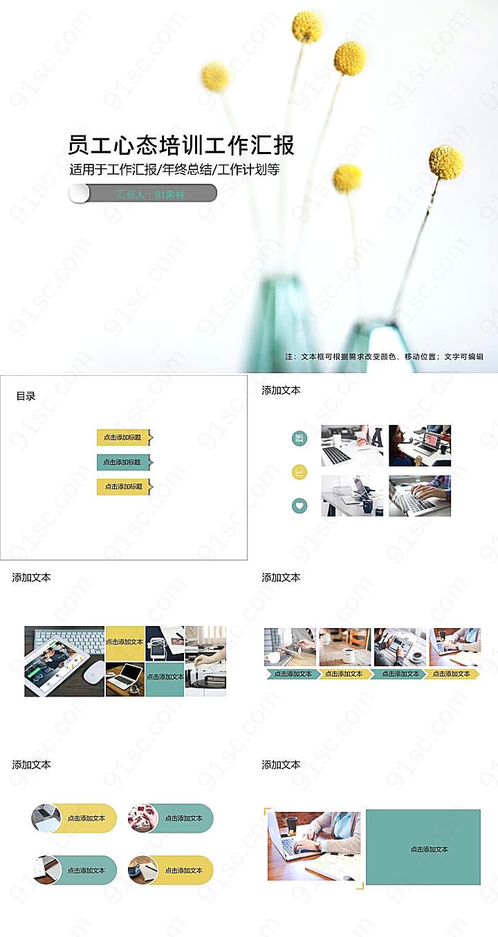 员工心态培训工作汇报课件
